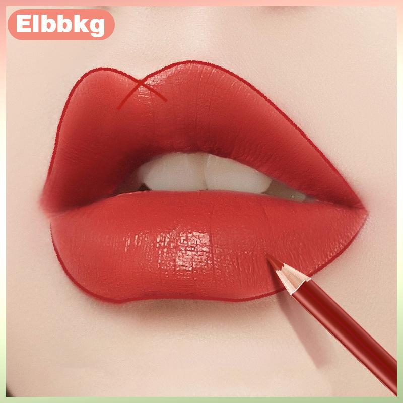 Elbbkg 1PC gỗ chuyên nghiệp môi lót không thấm nước phụ nữ quyến rũ môi lót bút chì mềm trang điểm của phụ nữ lâu dài mỹ phẩm công cụ