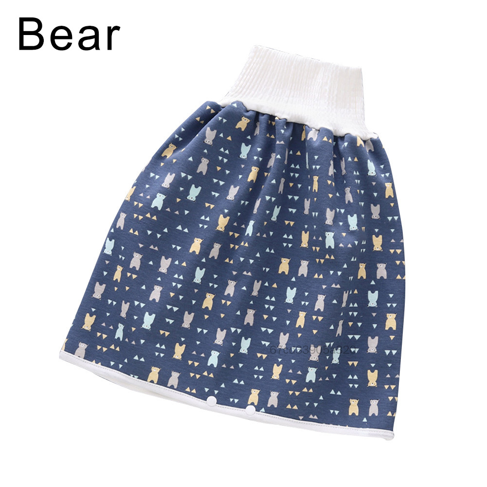 Comfy Childrens Diaper Skirt TPU Waterproof Fabric and Cotton Sleeping Potty Training 0~8T TF-Lil-VN - 4