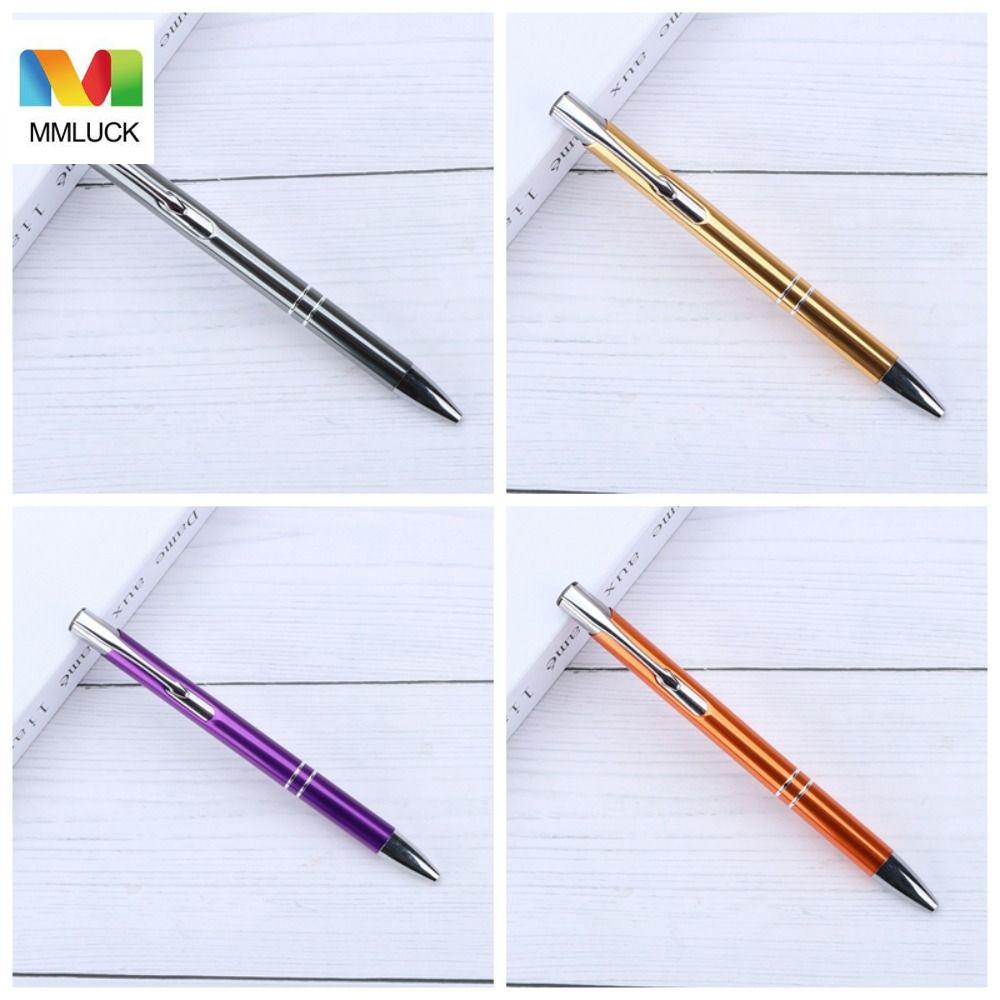 MMLUCK Đa chức năng Bút bi kim loại Không thấm nước Sang trọng Quà Tặng nhỏ sáng tạo Bút văn phòng Mực in Bút ký Văn phòng