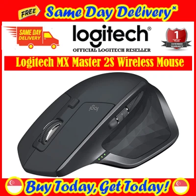 [Free Same Day Delivery*] Logitech MX Master 2S Wireless Mouse 910-005142 (*Order before 2pm on Working Day, will Deliver on Same Day, Order After 2pm, will Deliver Next Working Day.)