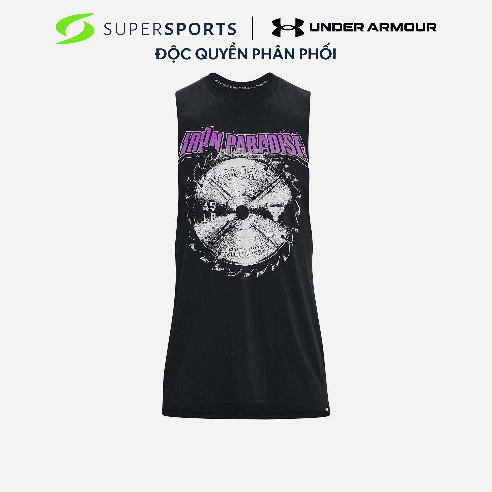 Under armour áo ba lỗ thể thao nam project rock training 1373758 ntt4
