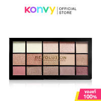 Makeup Revolution Re-loaded Eyeshadow Palette 16.5g เมคอัพ รีโวลูชั่น พาเลทอายแชโดว์ 15 เฉดสี