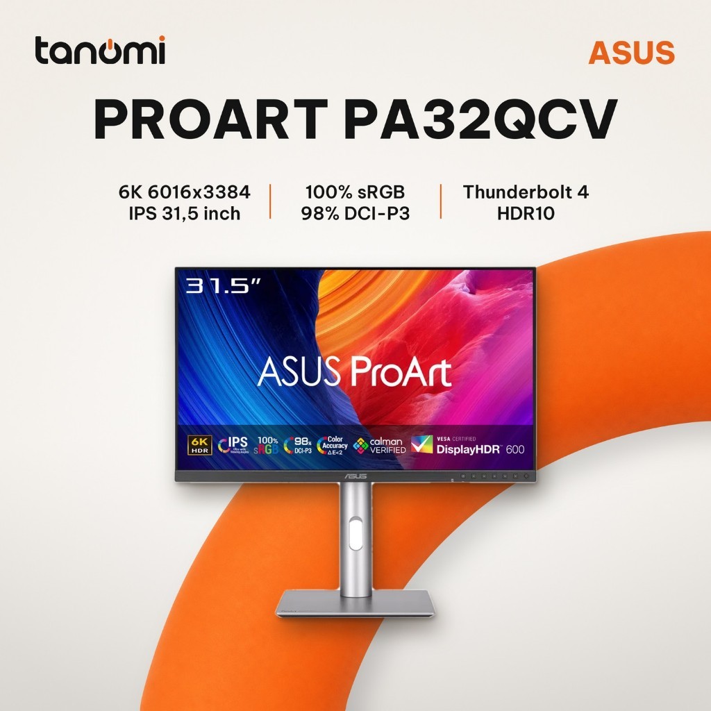 ASUS ProArt PA32QCV 31.5 inch IPS 6K 100 sRGB Thunderbolt 4 VESA DisplayHDR 600