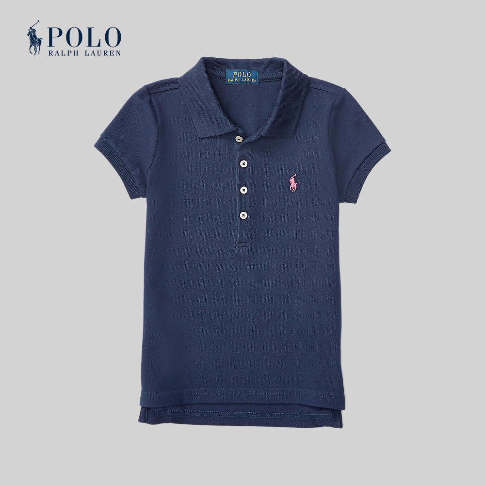 Polo Ralph Lauren Kids Girls Polo-Stretch Cotton Mesh Polo Shirt CWPOKNIRN820030 410 Navy-410 ราคา 3,600 บาท*ส่งฟรี
