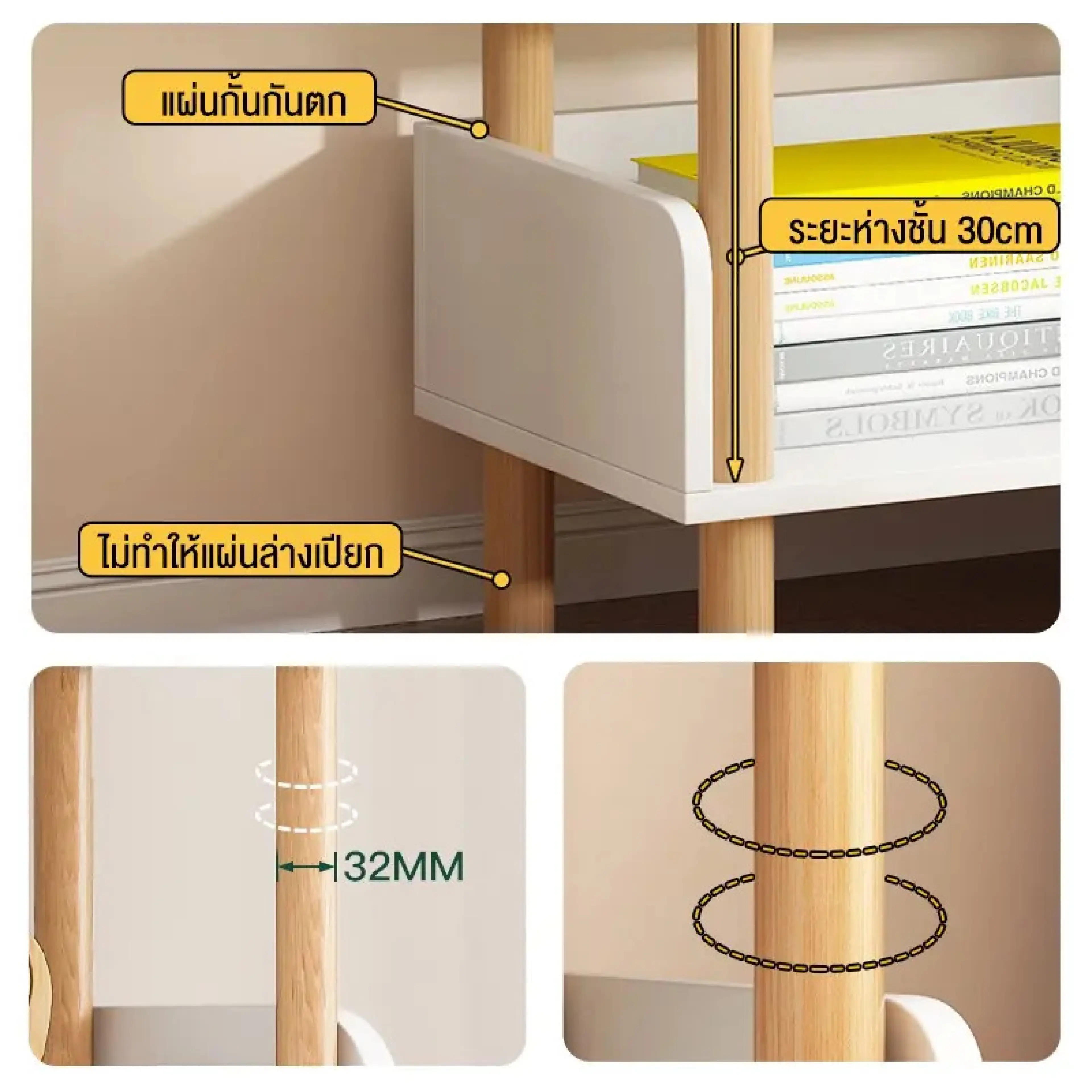 โปรพิเศษสงกรานต์BM-ชั้นวางของในห้องนอน ชันวางของ ชันวางหนังสือ ชันวางของอเนกประสงค์'รุ่น ทิชชู่ ชั้นวางของในห้องครัว ชั้นวางของในห้องน้ํา ชั้นวางเครื่องสําอาง ชั้นวางของ4ชั้น 3ชั้น ชั้นวางหนังสือ ชั้นวางของในห้องนอน ชั้นเก็บของมินิมอล สแตนเลส - รูปที่ 1