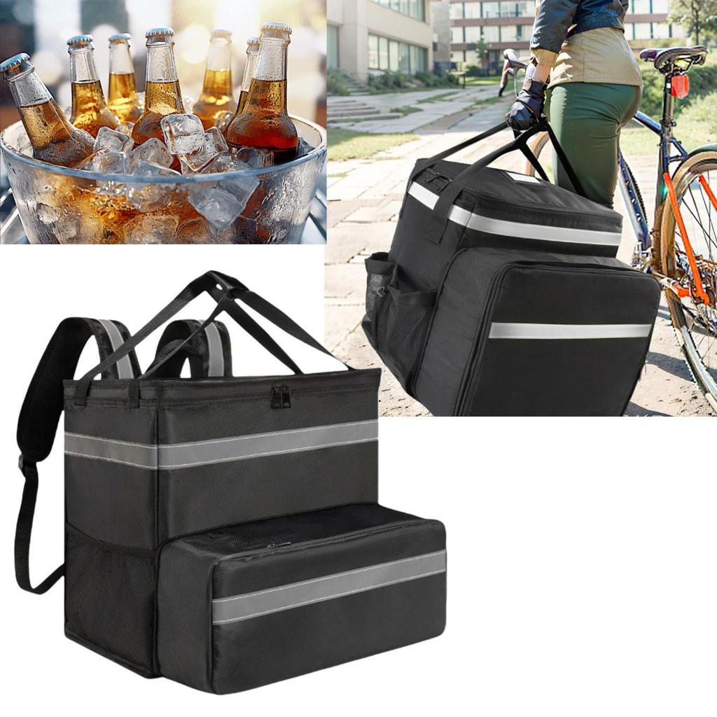 Nhiều ngăn ấm giao hàng túi viền phản quang chu kỳ deliveryman chấp nhận