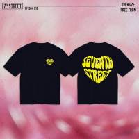 เสื้อโอเวอร์ไซส์ 7th Street ผ้า Cotton เบอร์ 20 เส้นใยcotton100% ระบายความร้อนดีมาก ผ้าหนาอยู่ทรง แพทเทิร์นสไตล์ยุค90‘s ทรงคอกลม คอหนาดูเนี้ยบ แขนยาวถึงศอก สีสกรีนสีสด คมชัด รุ่น OF-SOH