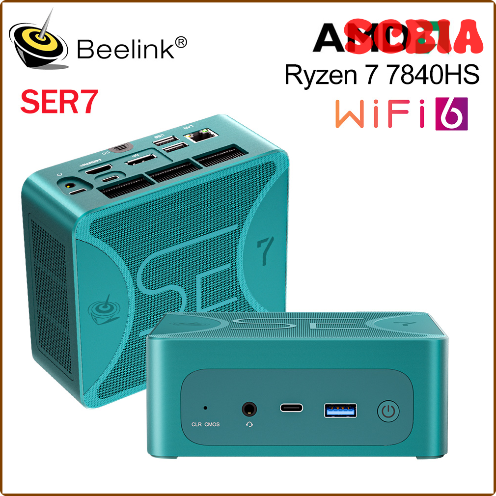 Beelink Ser7 Ryzen7 7840Hs 65W Mini Pc Ddr5 32Gb Ssd Nvme Ssd