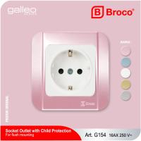 Broco Electrical Galleo G154 Stop Kontak Pengaman (CP) Galleo