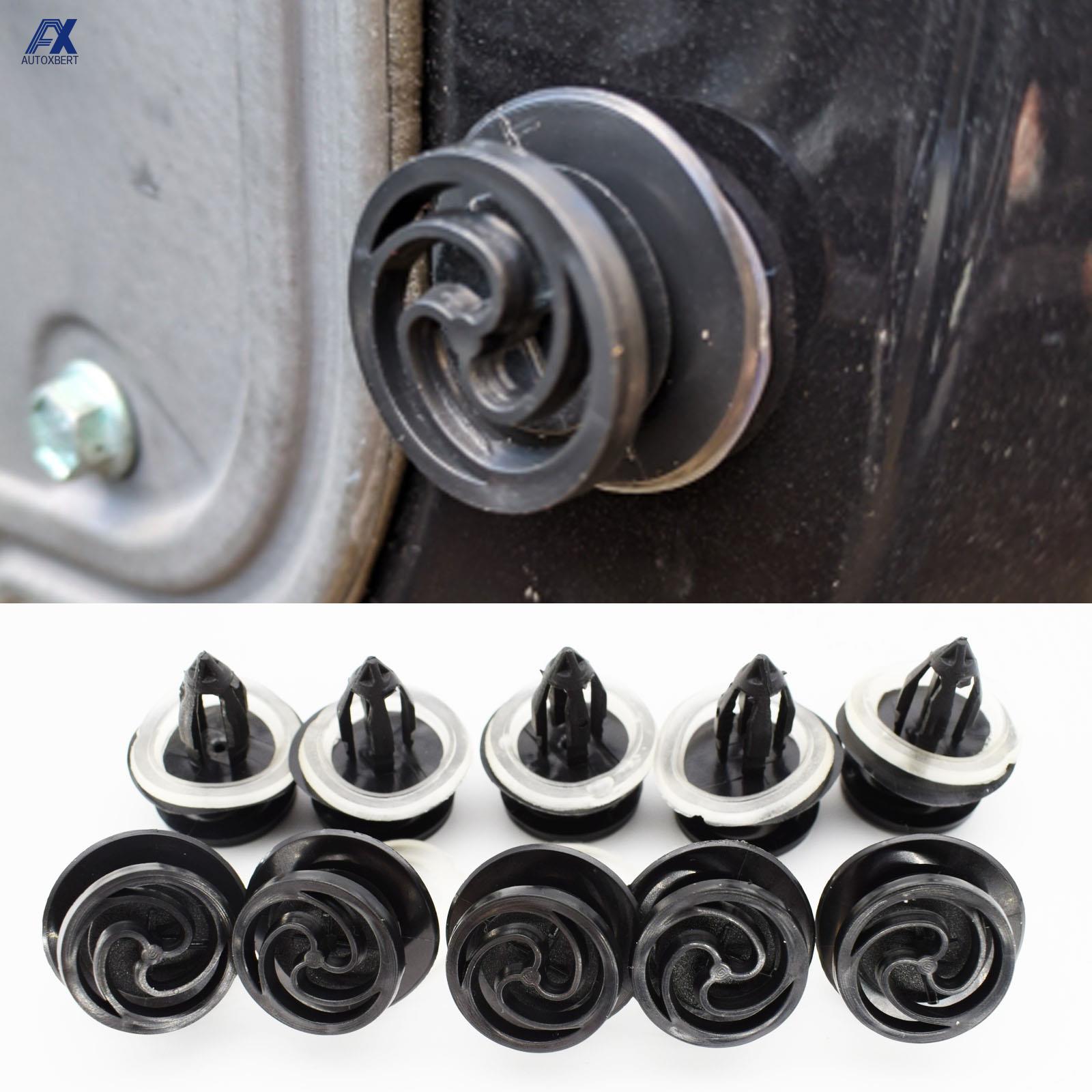 10pcs nhựa clip cho Audi A3 8p A4 B6 B7 thẻ bên trong cửa kẹp Fastener TRIM bảng điều chỉnh gắn tự động xe essories Styling