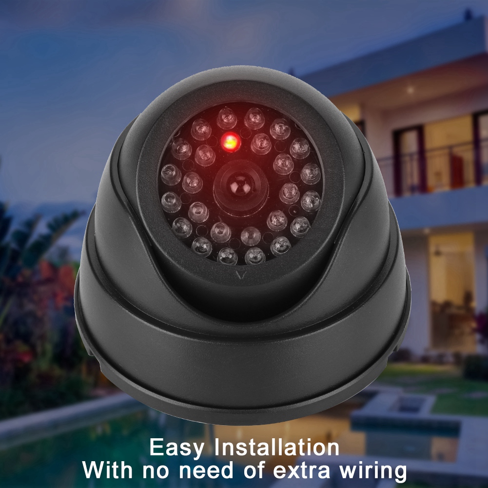 MR-18 Dummy Fake Dome Camera กล้องวงจรปิดรักษาความปลอดภัย กล้อง พร้อมไฟ LED IR 30 ชิ้น ราคา 79 บาท*ส่งฟรี