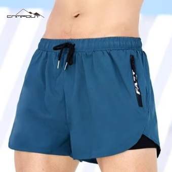 Men's swim trunks new anti-embarrassment professional boxer loose adult swimsuit quick-drying beach shorts