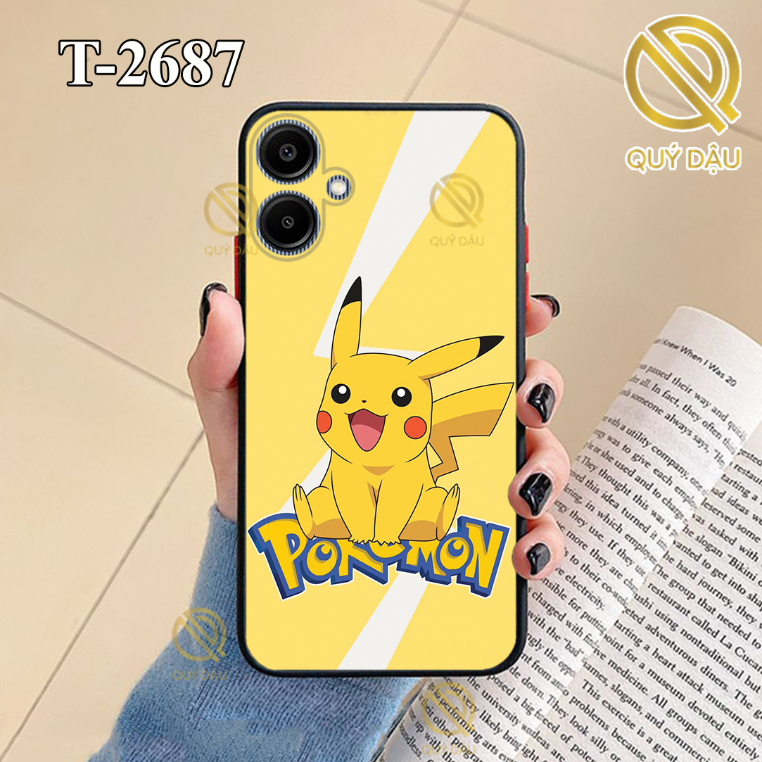 Ốp lưng Samsung A06 in hình Pikachuu| Ốp chống sốc - Quý Dậu