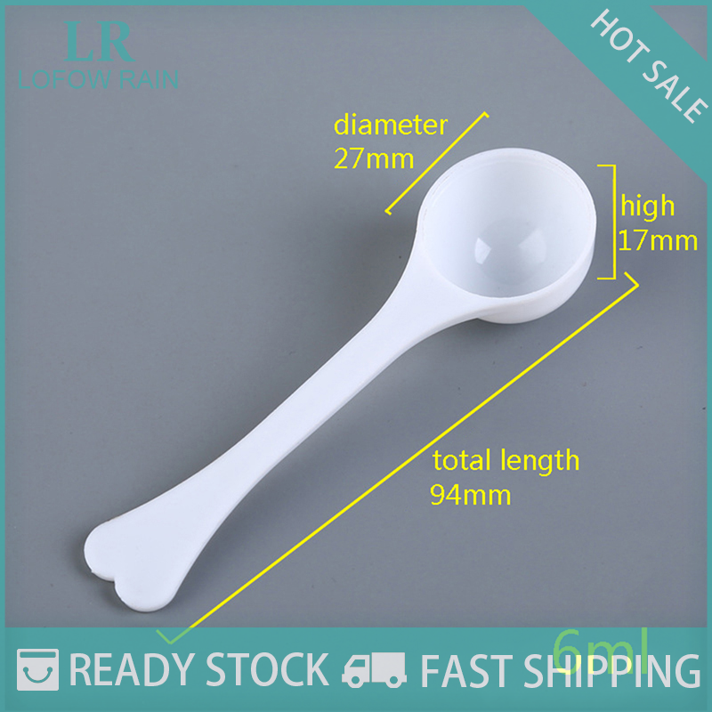 10PCS 1/3/5/10g Plastic Measuring Spoon Coffee Protein Milk Powder