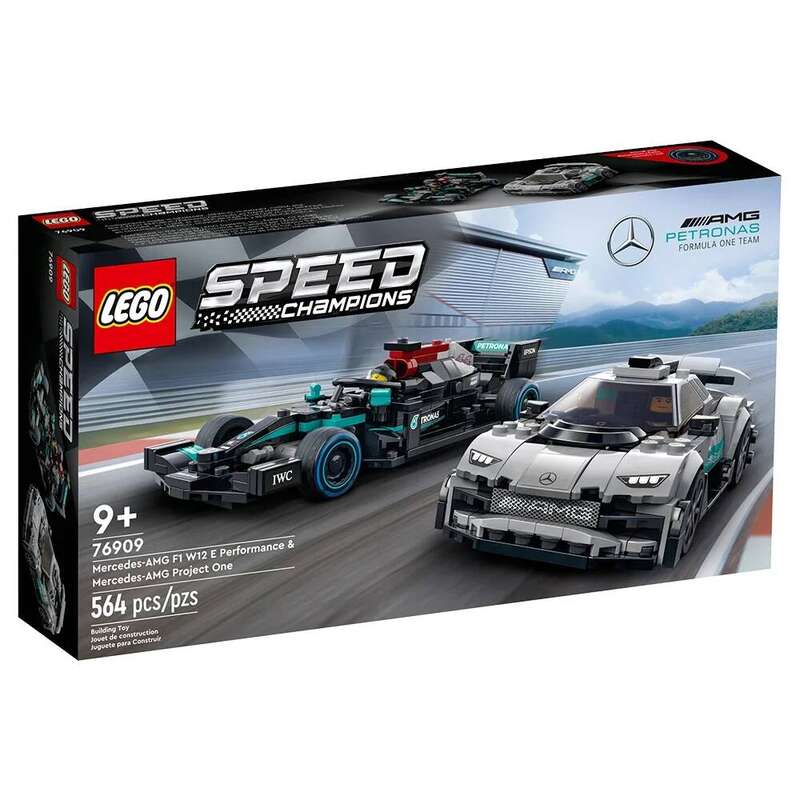 Chính hãng Bộ xây dựng Lego Speed Champions F1 W12 E Performance & Mercedes-AMG Project One cho trẻ