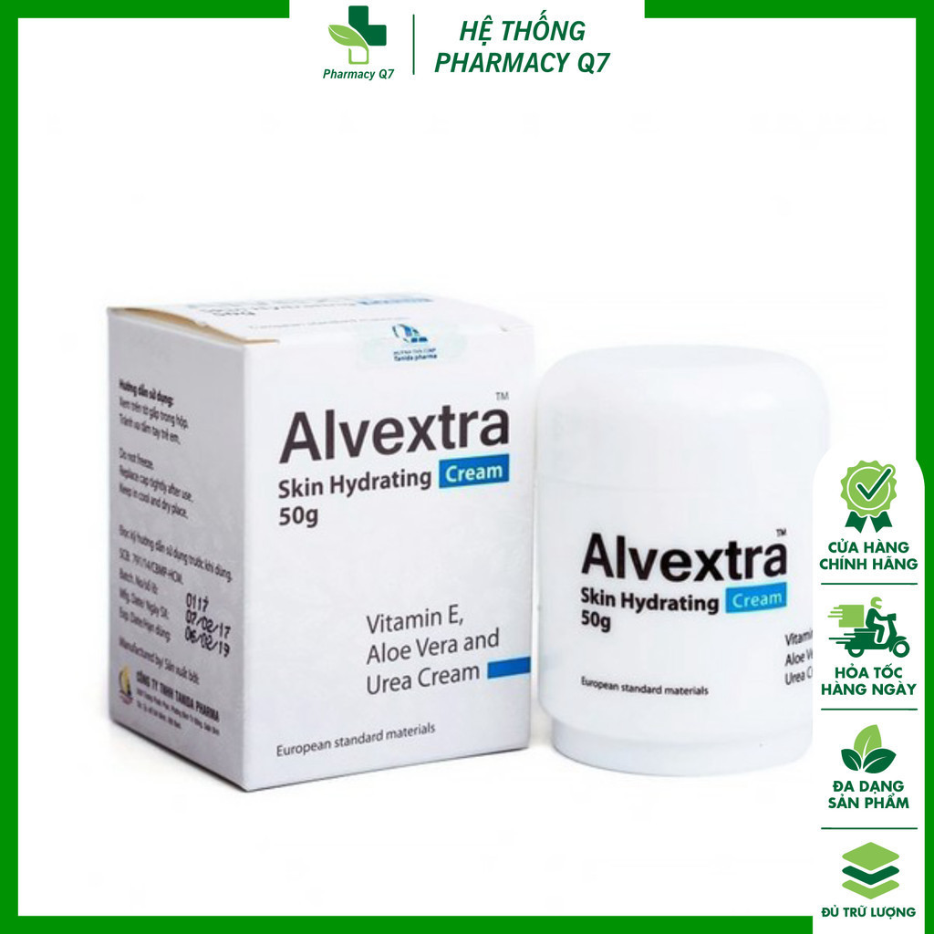 Kem Dưỡng Da Alvextra Giữ ẩm da tay, Dưỡng ẩm cho da 50g