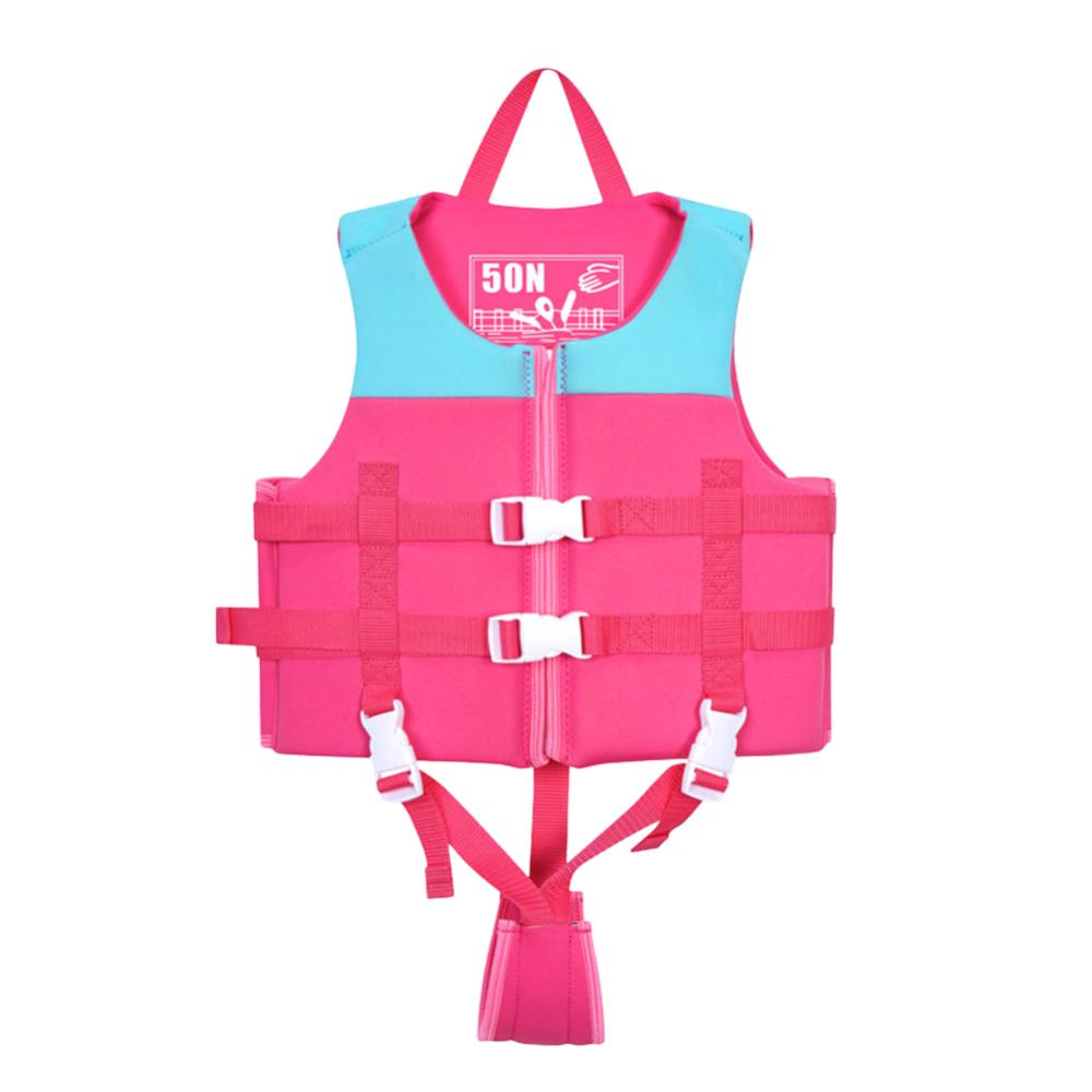 Trẻ em Neoprene Áo phao có thể điều chỉnh an toàn Áo Tắm thở Dây kéo đóng cửa cho chèo thuyền Kayak bơi thuyền và bơi trôi