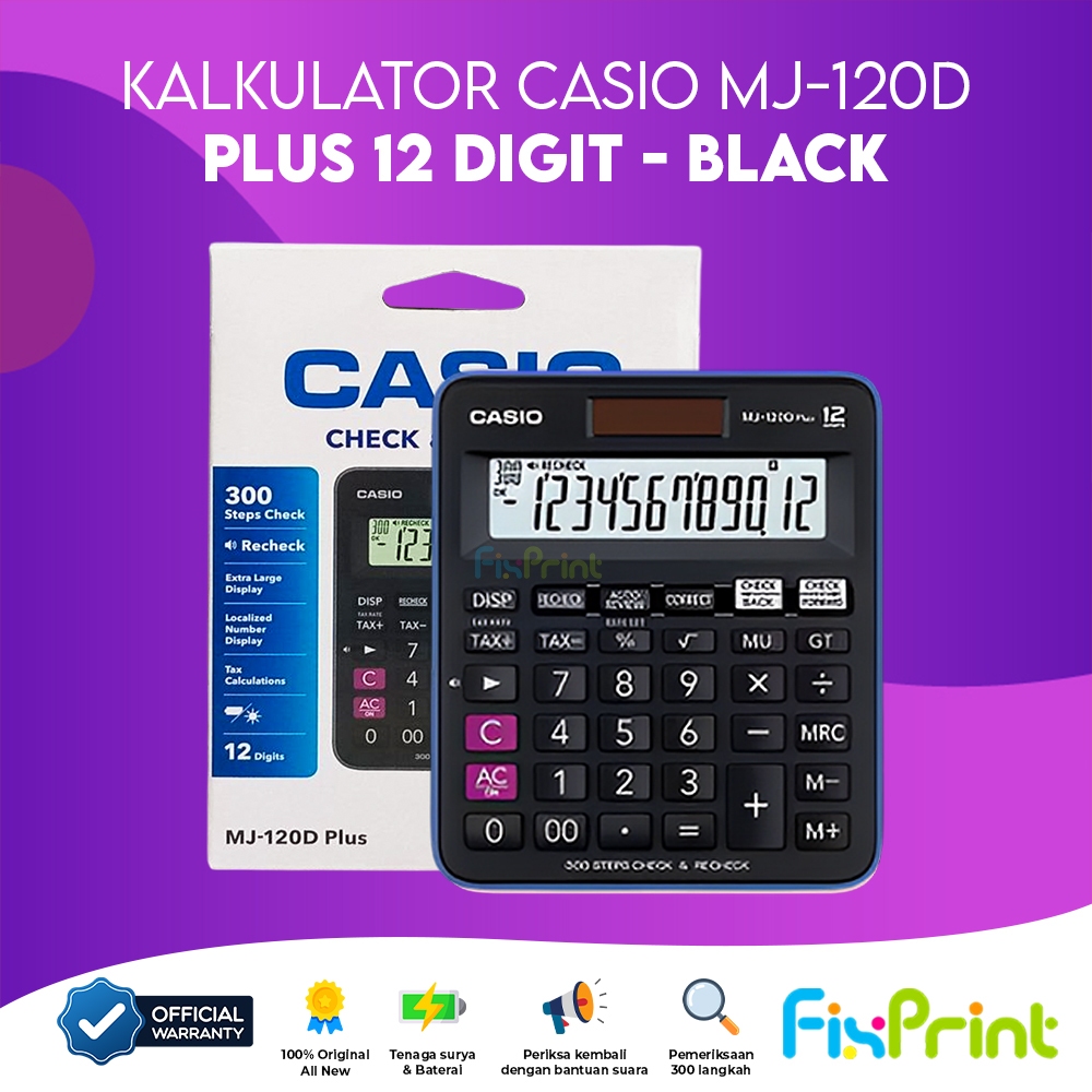 FixPrint Kalkulator Scientific Casio ilmiah 991ES-Plus/FX-991CW Calculator Scientific Casio Kalkulator Casio Scientific 417 Fungsi/Dua Sumber Tenaga Baterai Dan Tenaga Matahari/40 Konstanta Rumus