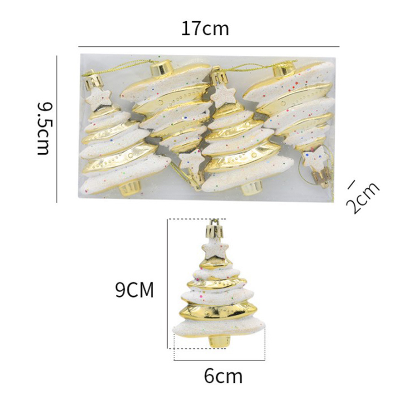 SciTech Đồ trang trí giáng sinh cho gia đình mặt dây chuyền Cây giáng sinh đóng hộp trang trí phòng