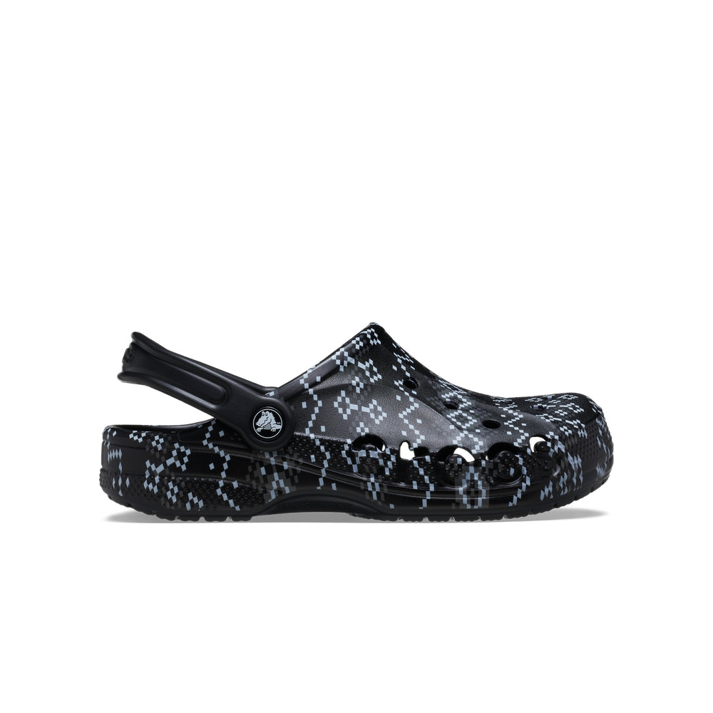 Giày Clog Unisex Crocs Baya Holiday Graphic - Black