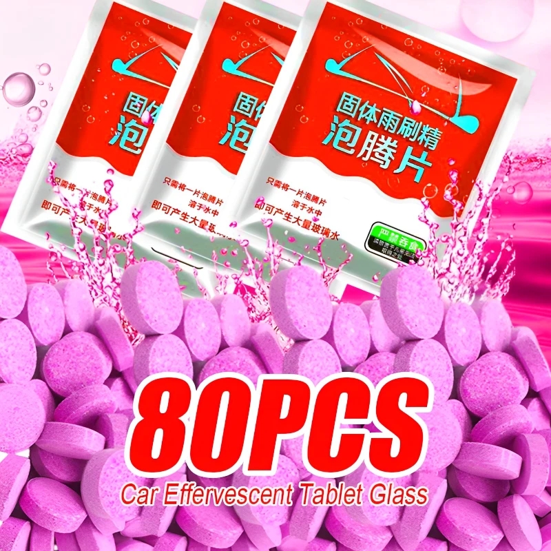 Cần chắn gió gạt nước bụi kính chắn gió mạnh mẽ làm sạch viên nén sủi bọt dầu phim Remover rắn máy giặt phụ kiện xe hơi