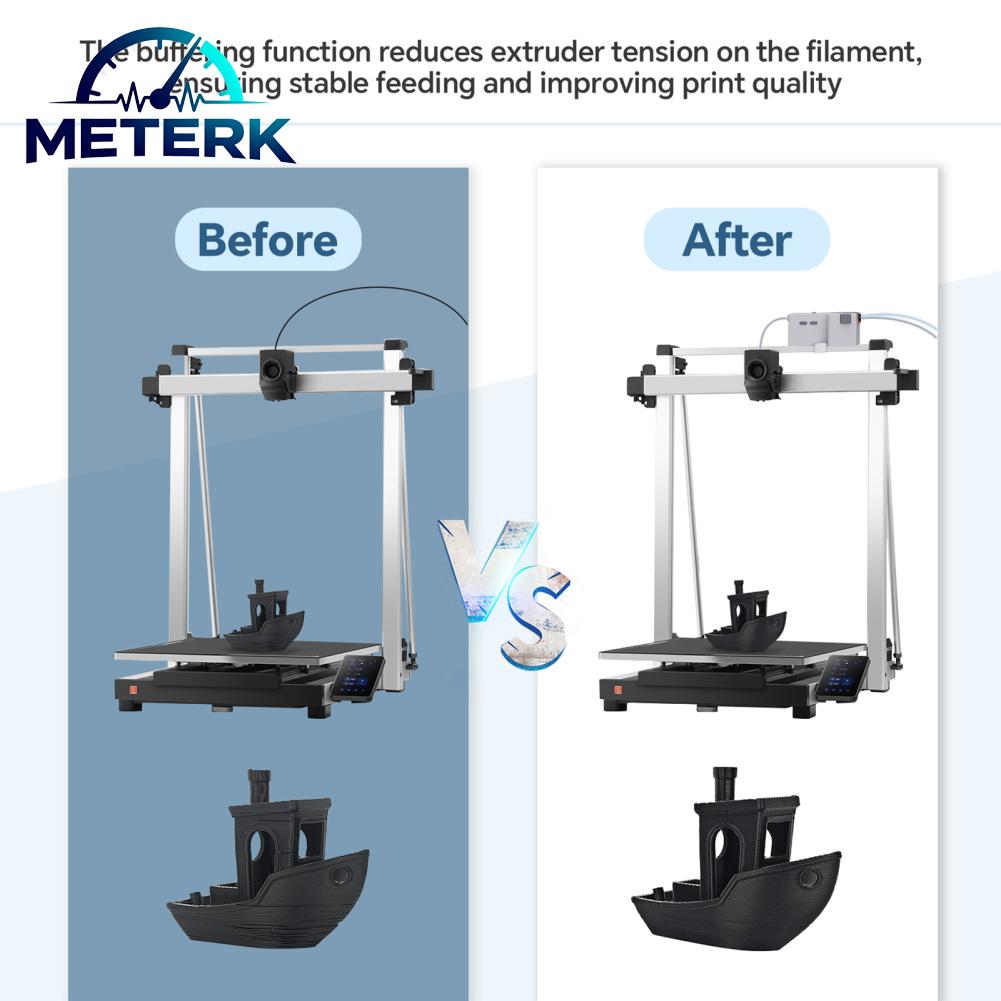 Meterk Tomvorks 3D Printer Filament Buffer Advanced Auto Feeder for Stable Printing รีโมทคอนโทรล PLA ABS PETG PA (เข้ากันได้กับเครื่องพิมพ์ 3D อื่นๆ) ราคา 2,773 บาท*ส่งฟรี