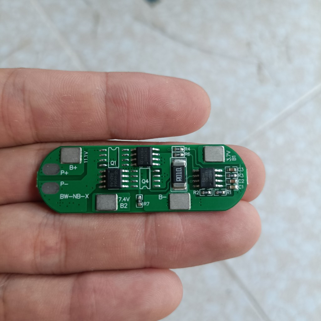 Mạch 3s 12v 5a bảo vệ pin li-ion 3.7v