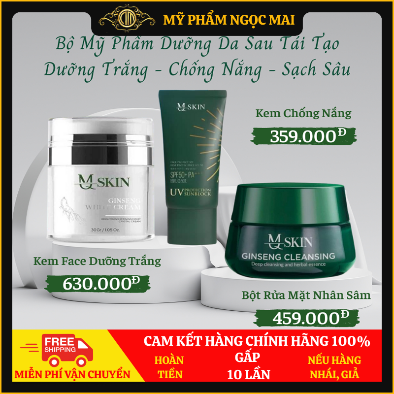 Bộ Mỹ Phẩm Dưỡng Da Sau Tái Tạo