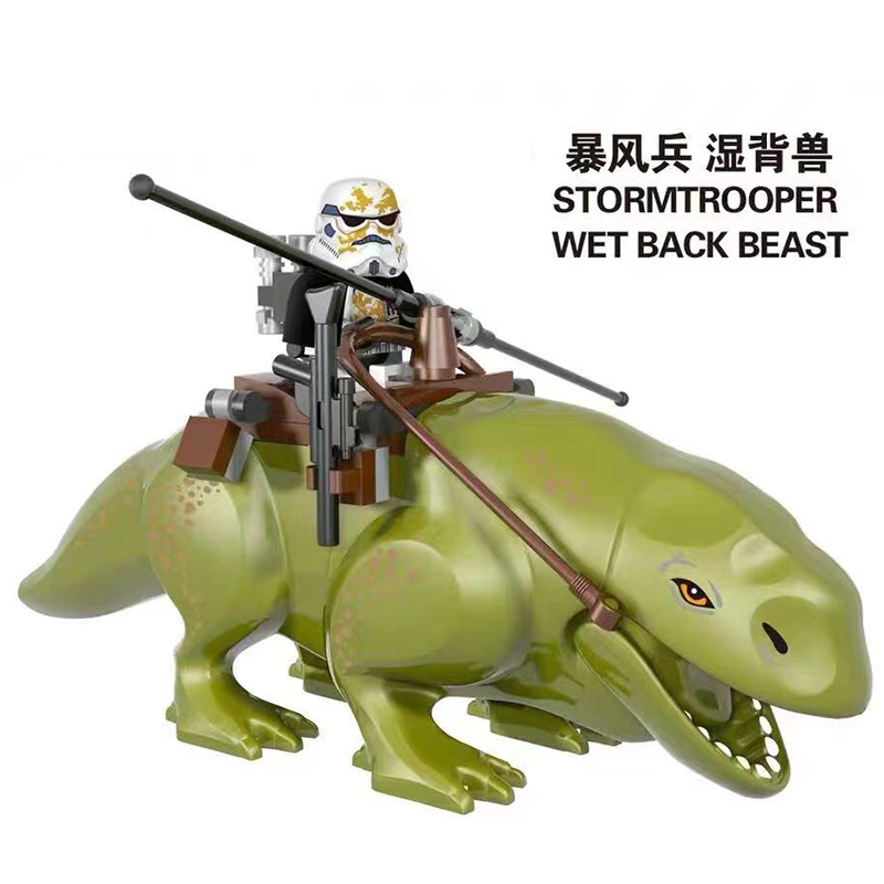 LEGO Gift Star Wars Building Blocks 75368/75369/75370 Samurai Mech Mandalorian Toy Male