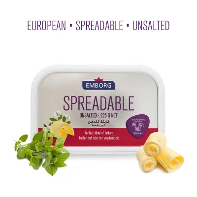 Emborg Spreadable Unsalted Butter