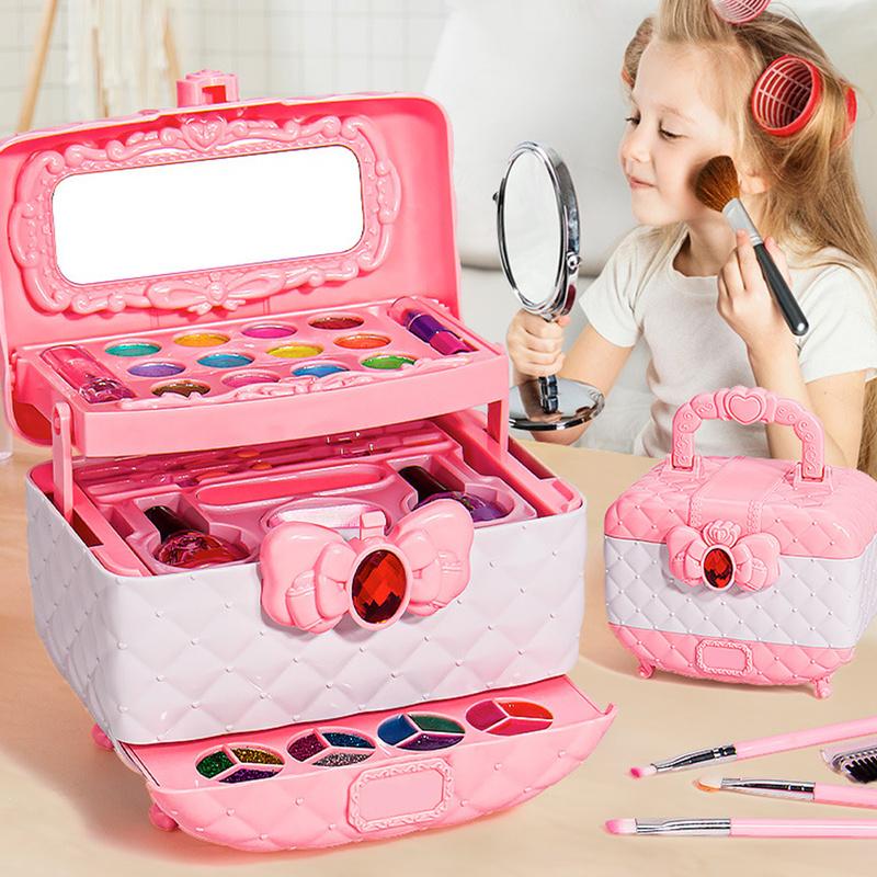 Công Chúa Trang Điểm Bộ đồ chơi Cho Cô Gái Đa Chức Năng Trẻ Em Của Bộ trang điểm Có Thể Giặt Trẻ Em Trang Điểm Mô Phỏng Kit Trang Điểm Bộ đồ chơi Trang Điểm Bộ đồ chơi Cho công chúa cho trẻ em Trang Điểm Bộ đồ chơi
