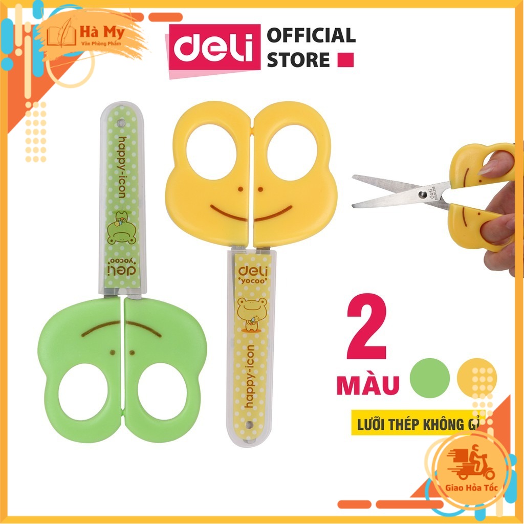 Kéo học sinh 122mm deli e6031