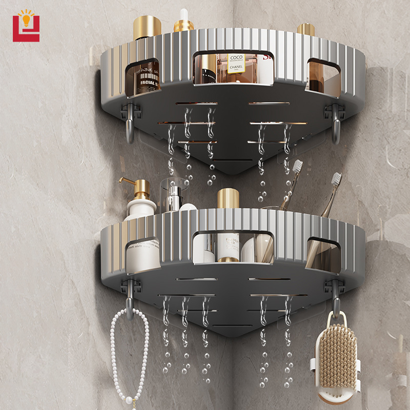 YONUO nhà vệ sinh, phòng tắm, tam giác giá lưu trữ, không đục lỗ nhà vệ sinh, treo tường nhà tắm Giá góc, giá lưu trữ