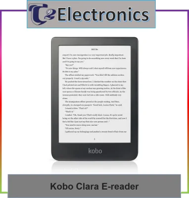 [eReader] Kobo Clara HD - 6 inches Glare-Free HD Carta display with ComfortLight Pro - T2 Electronics