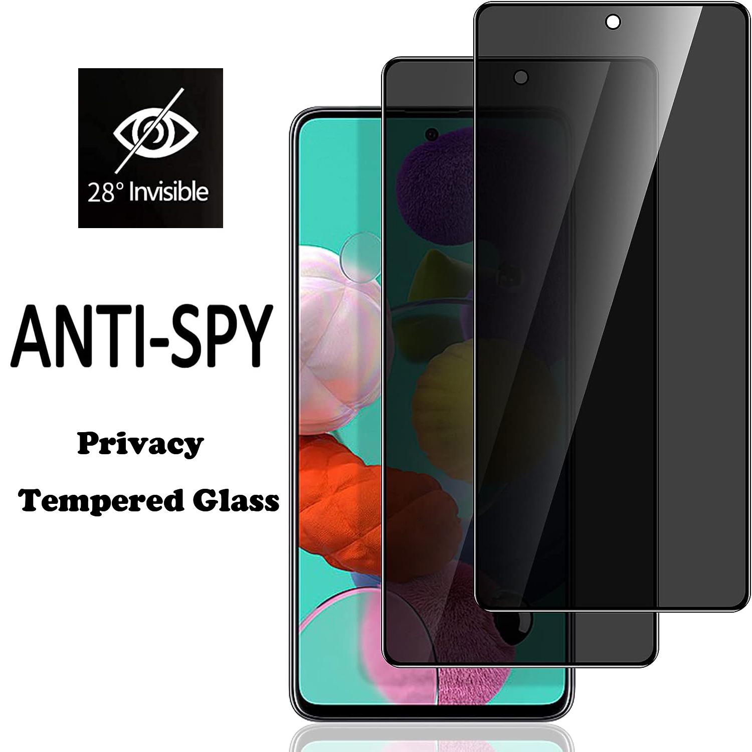 Miếng dán màn hình chống nhìn trộm 3D cho Samsung Galaxy A73 A53 A33 A23 A13 A03 A72 A52 a52s A32 A22 A12 5G 4G bọc hoàn toàn miếng dán film thủy tinh cường lực chống cháy nổ