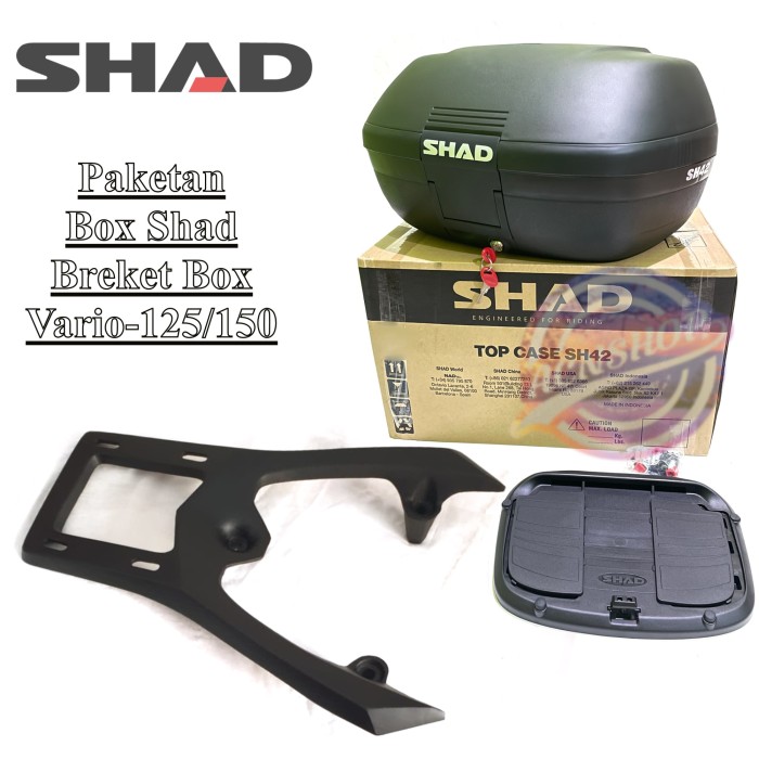 PAKET BREKET BOX VARIO 125 VARIO 150 DAN BOX SHAD SH42-lotsoshop01 Harga 1,252,000 rupiah*Gratis Ongkir