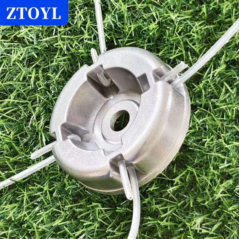 [COD] ZTOYL หัวตัดหญ้าอลูมิเนียมอัลลอยด์แบบสากลพร้อมสายตัดหญ้าทำจากเหล็กไนล่อนอะไหล่ทดแทนเครื่องตัดหญ้า ราคา 52 บาท*ส่งฟรี