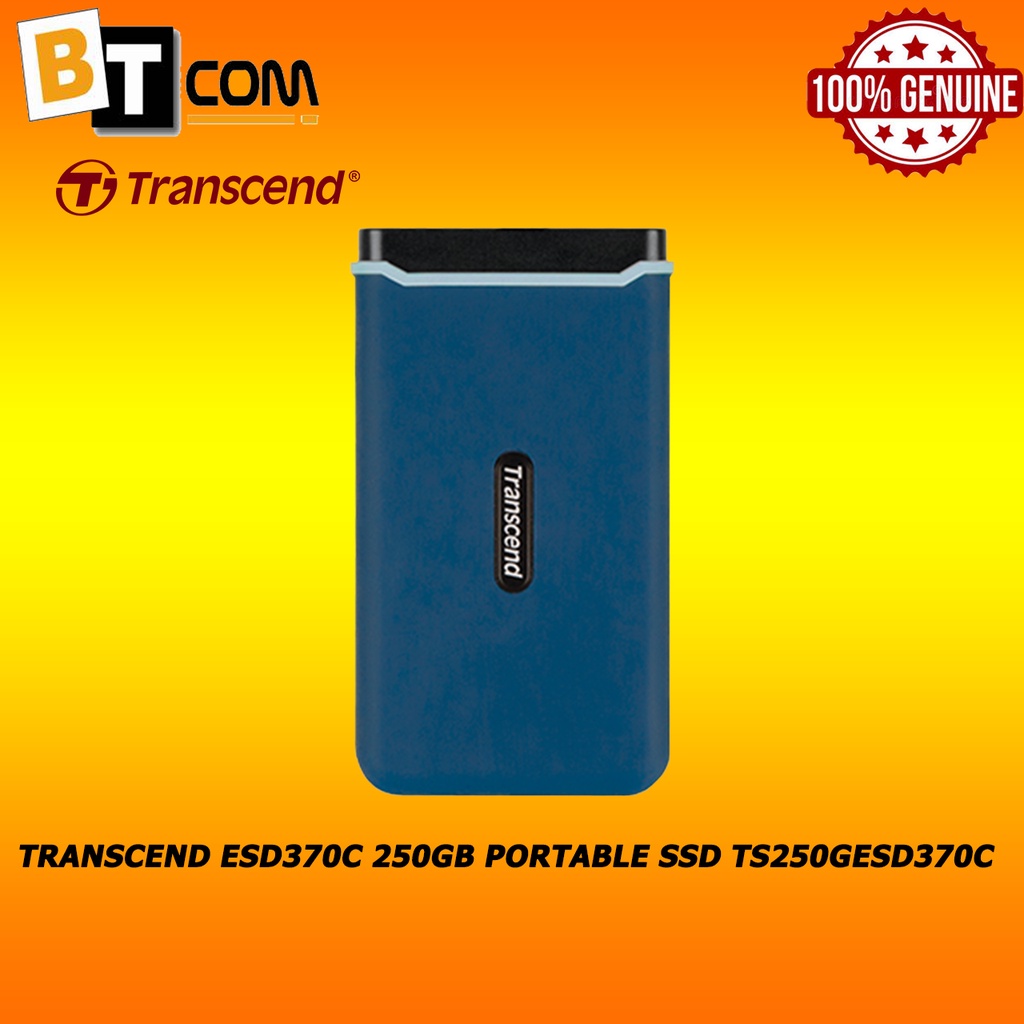 トランセンドジャパン ポータブルSSD 250GB ESD370C 送料込 限定タイムセール 250GB