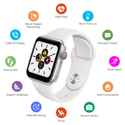 [SG Local Seller] Smart Sports Smartwatch Bracelet Bluetooth Fitness Tracker Multi-function Heart Rate Monitor Pedometer Blood Pressure Watch For Android & IOS