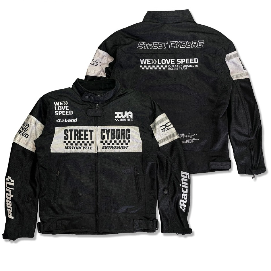 Dhozen racing jacket mesh inner protector jaket touring bikers Street cyborg premium A574 Harga 850,000 rupiah*Gratis Ongkir
