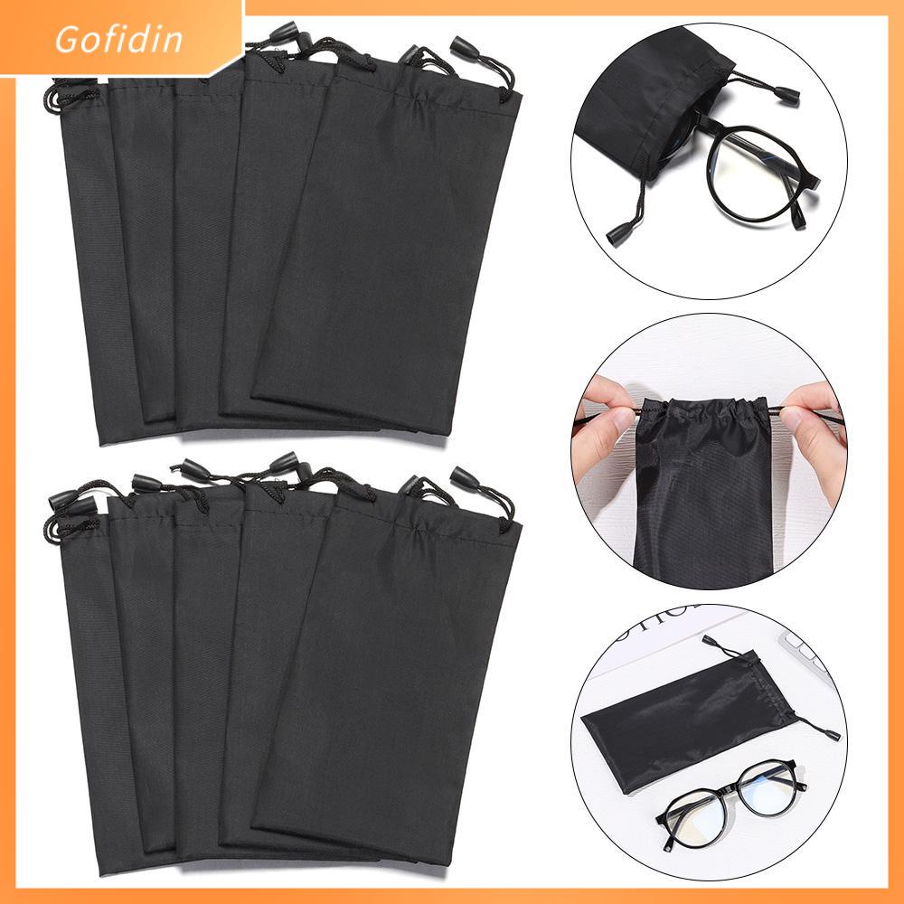 EWELLBE 5/10/20Pcs Sợi nhỏ Vải Dây buộc Kính đeo Túi đựng kính đeo mắt Túi kính râm Quang học