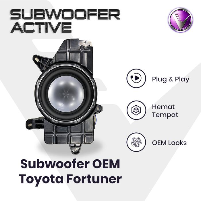 VNM SUBWOOFER AKTIF OEM AUDIO MOBIL PLUG N PLAY - Gema Audio Giá 11,400,000 Đồng*Miễn phí vận chuyển