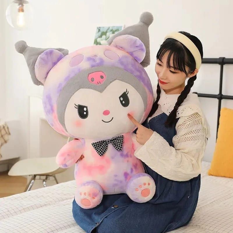 Boneka Sanrio kuromi cinnamoroll melody pelangi ukuran JUMBO 60cm lembut mewah hadiah ulang tahun anakβ¦