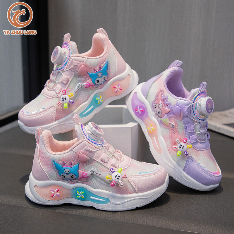 YA ZHOU LONG giày cho bé gái Mẫu Coulome dễ thương Giày công chúa Nhẹ và thoải mái giày thể thao bé gái