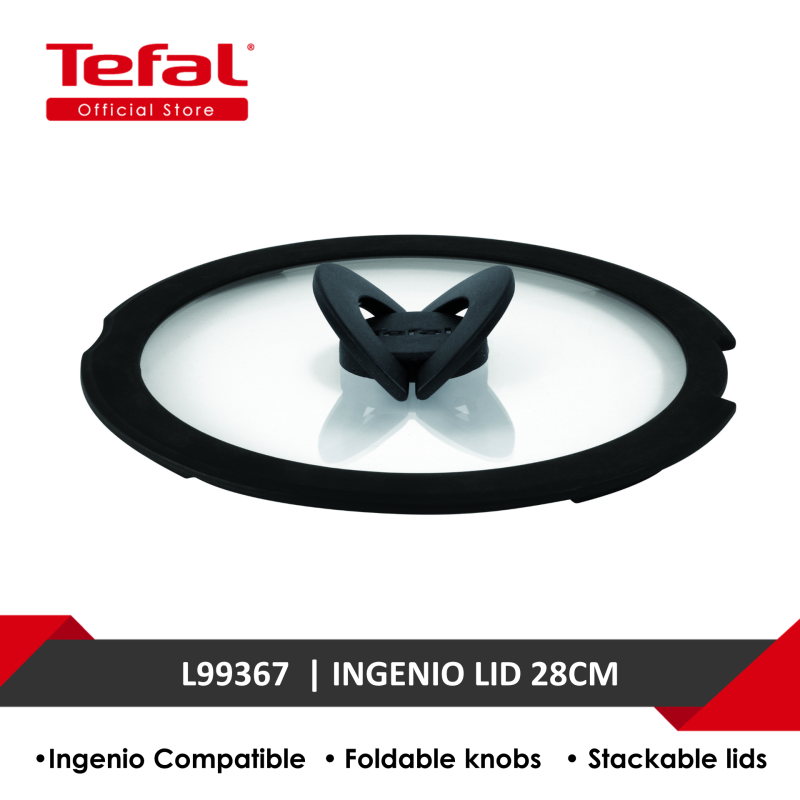 Tefal Ingenio Glass Lid 28cm L99367 Singapore