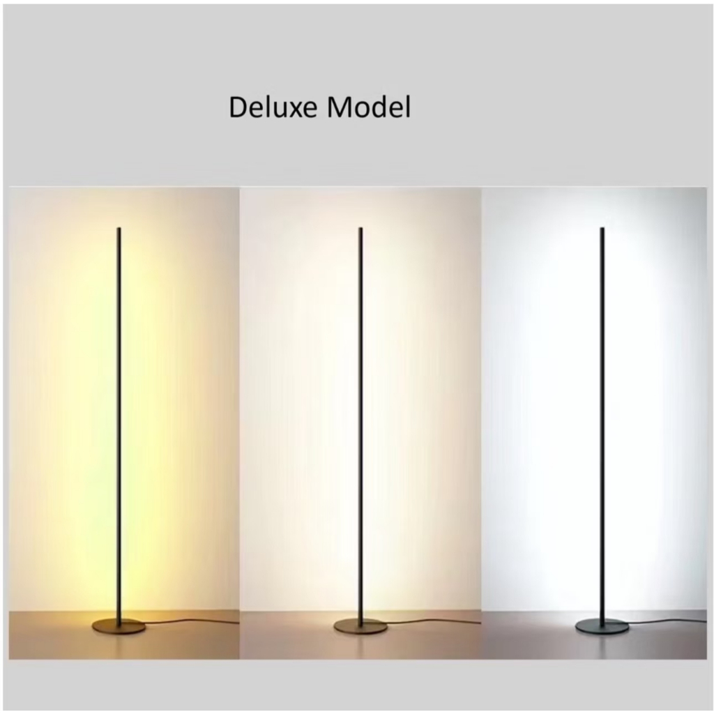Floor Lamp LED Modern Nordic Minimalist Simple Light Luxury Standing Lights for Living Room Bedroom Remote Control