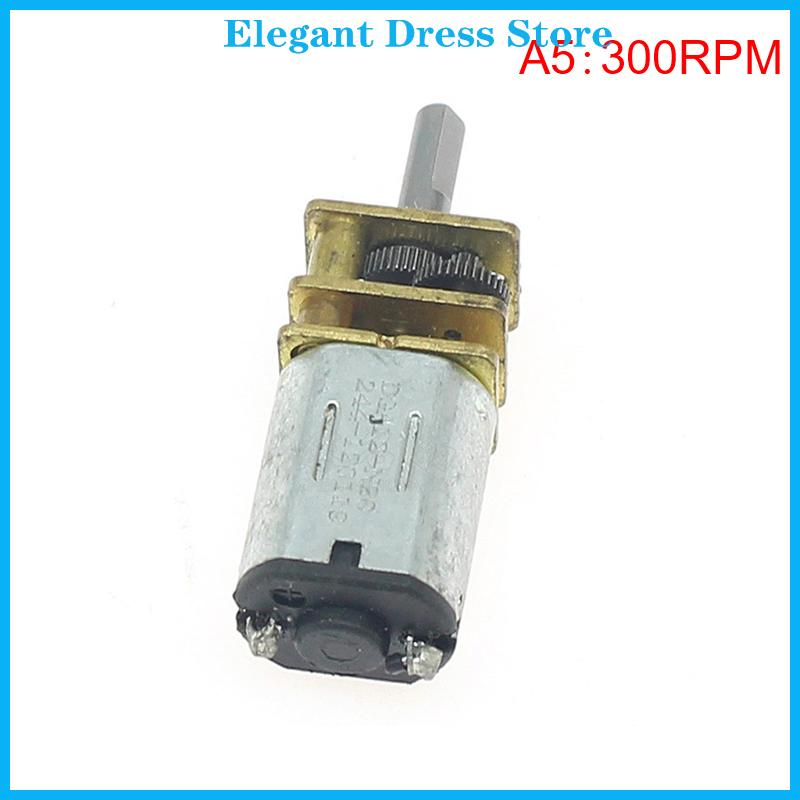 [K&P Elegant]👗👗 Micro N20 Bánh Động Cơ Tốc Độ Chậm Kim Loại Hộp Số Giảm Tốc Động Cơ Điện Tự Làm Đồ Chơi - 6