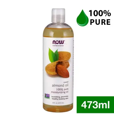 Now Solutions Pure Sweet Almond Oil, 473ml