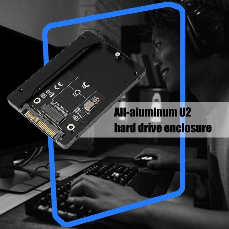 SFF-8639 u.2 để PCIe3.0 M.2 NVMe chuyển đổi bao vây Đĩa rắn trường hợp cho 2.5in ổ cứng tương thích