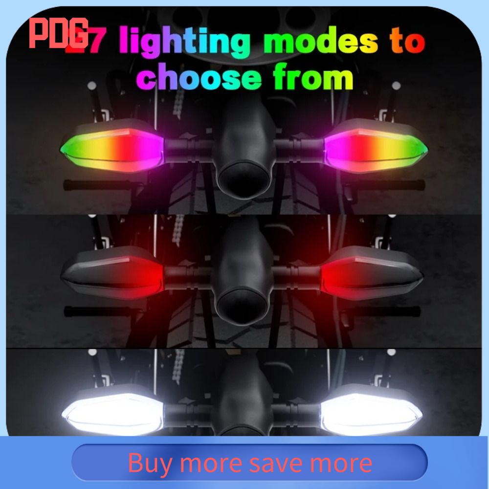 PDG 1pair Chống thấm nước Tín hiệu rẽ xe máy Độ sáng cao 12V Đèn cảnh báo MỚI Tự làm Đèn chiếu Đi xe đêm